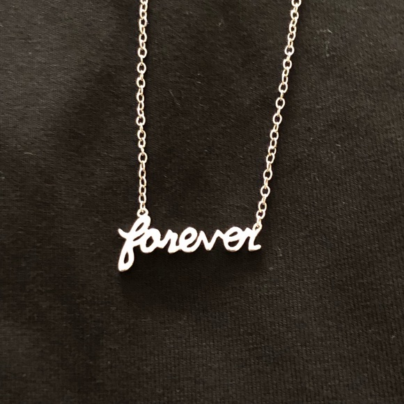 Ariella Collection silver “forever” Necklace - Picture 5 of 5